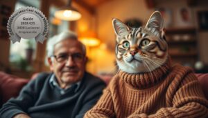 assurance chat senior pour animal âgé